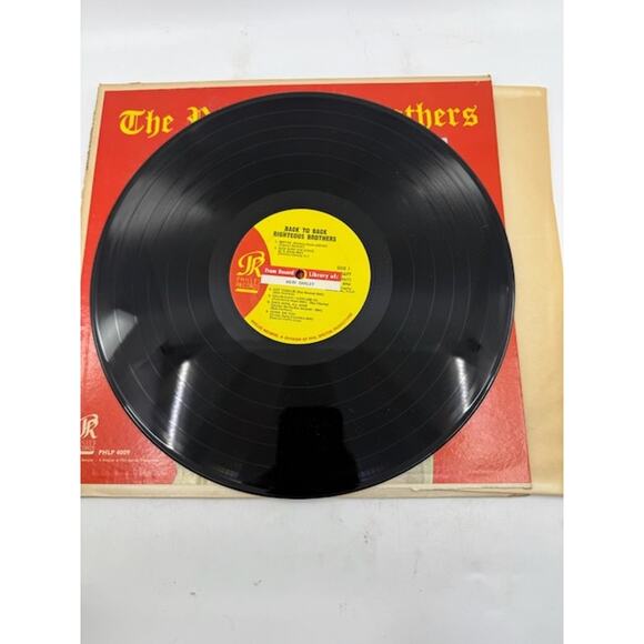 The Righteous Brothers – Back To Back Vinyl Record Album - Picture 3 of 5